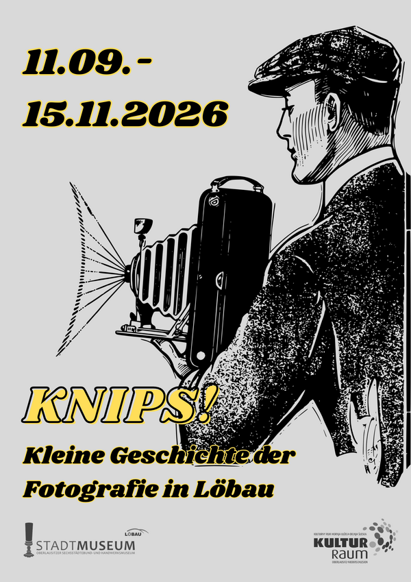 Titelbild der Veranstaltung KNIPS! Kleine Geschichte der Fotografie in Löbau