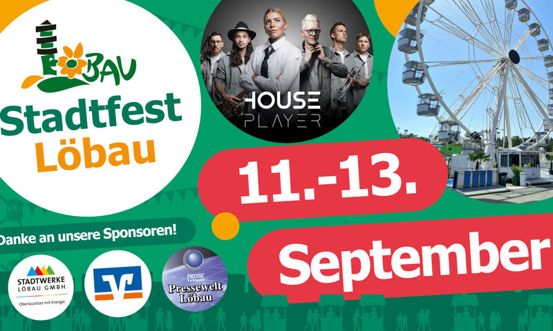 Titelbild Löbau Newsbeitrag - Stadtfest 2026
