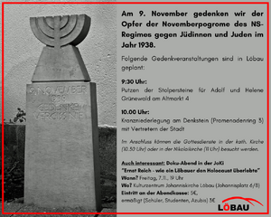 Titelbild der Veranstaltung Gedenktag in Löbau