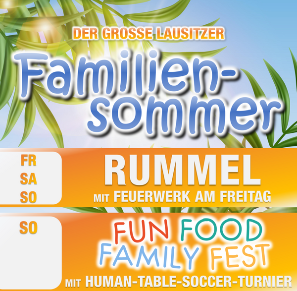 Titelbild der Veranstaltung Der große Lausitzer Familiensommer