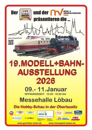 Titelbild der Veranstaltung 19. Modell + Bahn - Ausstellung 2026