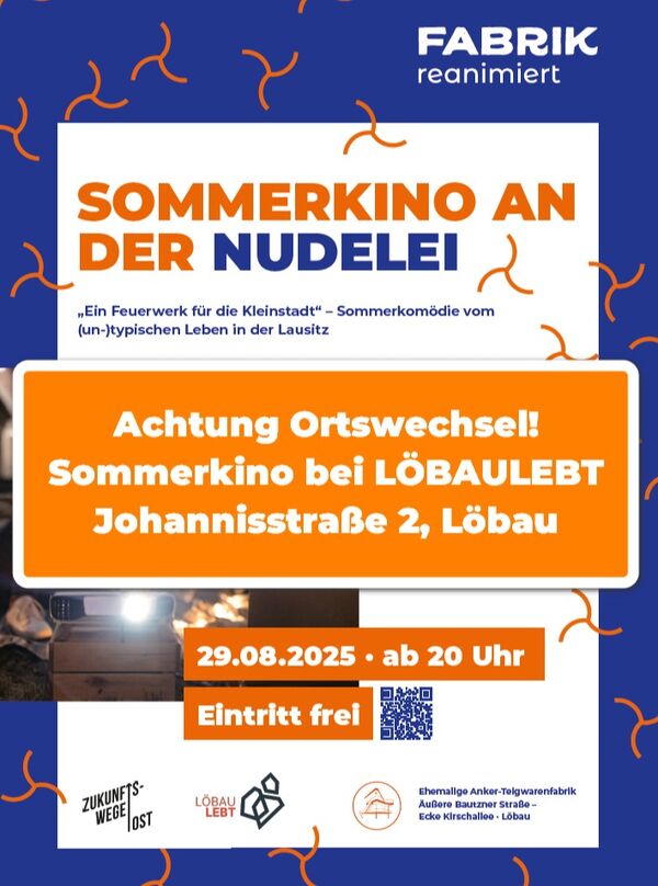 Titelbild der Veranstaltung Sommerkino an der Nudelei