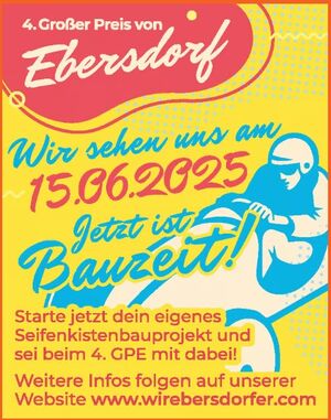Titelbild der Veranstaltung 4. Seifenkistenrennen in Ebersdorf