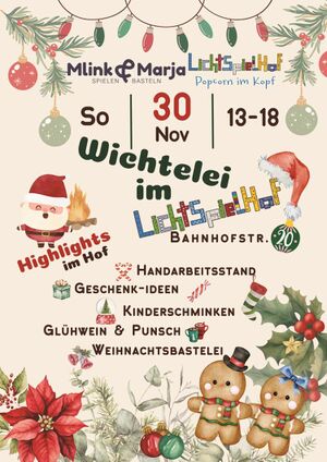 Titelbild der Veranstaltung Wichtelei im LichtSpielHof