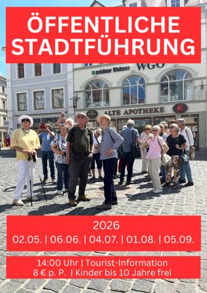 Titelbild der Veranstaltung Öffentliche Stadtführungen