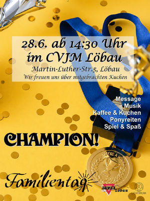 Titelbild der Veranstaltung Familientag im CVJM Löbau