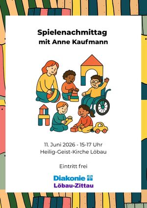 Titelbild der Veranstaltung Spielenachmittag mit Anne Kaufmann