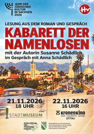 Titelbild der Veranstaltung Lesung aus dem Roman und Gespräch