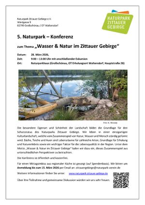 Titelbild der Veranstaltung 5. Naturpark - Konferenz