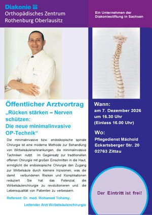 Titelbild der Veranstaltung Öffentlicher Arztvortrag