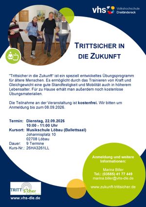 Titelbild der Veranstaltung Trittsicher in die Zukunft