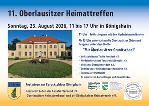 Titelbild der Veranstaltung 11. Oberlaustizer Heimattreffen