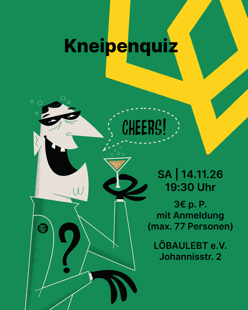 Einladung zum Kneipenquiz bei LöbauLebt.