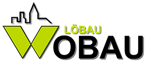 WOBAU Logo - Partner der Stadt Löbau