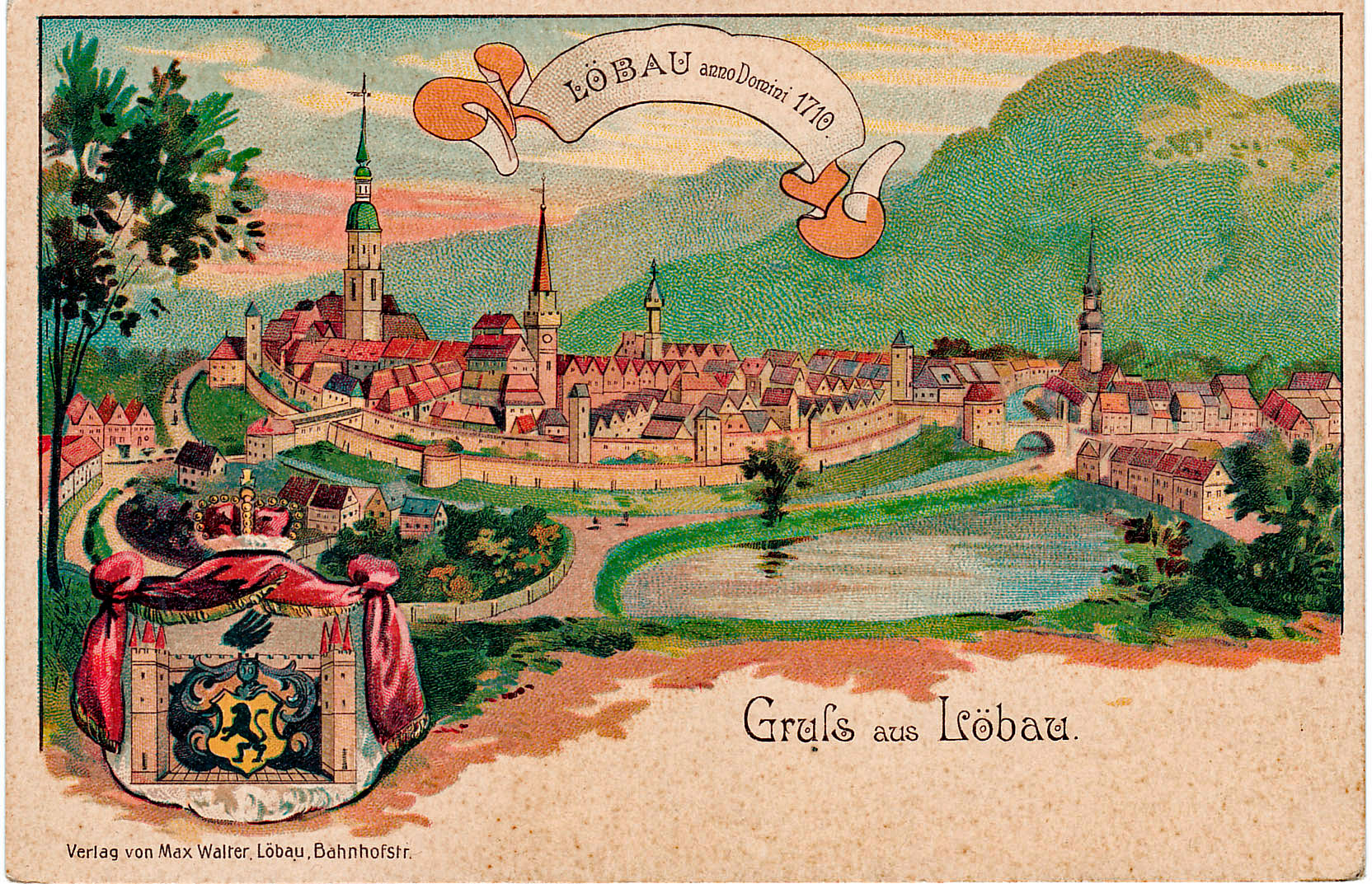Postkarte Löbau